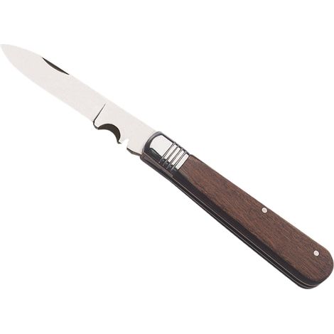 Bahco 2820EF1 Electrician's Folding Pocket Knife with Ergonomic Handle and Compact Design