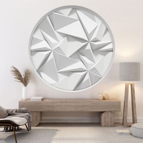 Stickers Trompe l'oeil Arche ronde - Effet 3d - Diamètre 30 cm (1/4)