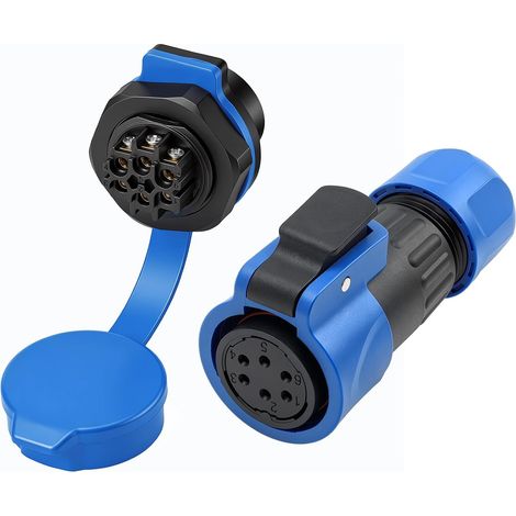 FD20 6 broches IP68 étanche à déconnexion rapide, borne à vis connexion directe pour circuit de signal extérieur (1/5)
