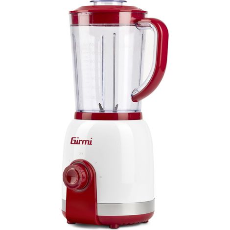 FR27 Frullatore 350 Watt 1 Litro 6 Lame Bianco/Rosso (1/5)