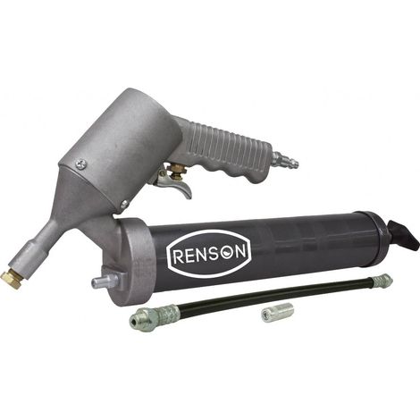 PISTOLET A GRAISSE PNEUMATIQUE COUP PAR COUP FLEX+AGRAFE RENSON