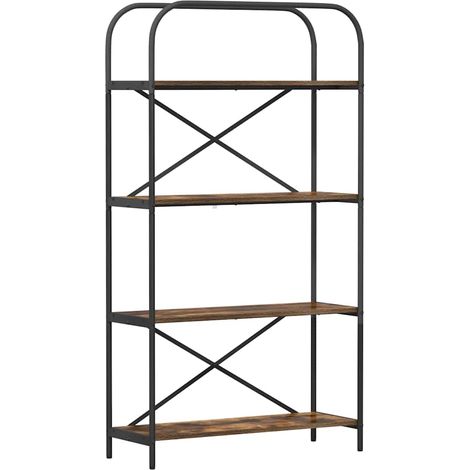 Étagère Chêne fumé 80 x 30 x 146 cm Bois d'ingénierie (1/5)