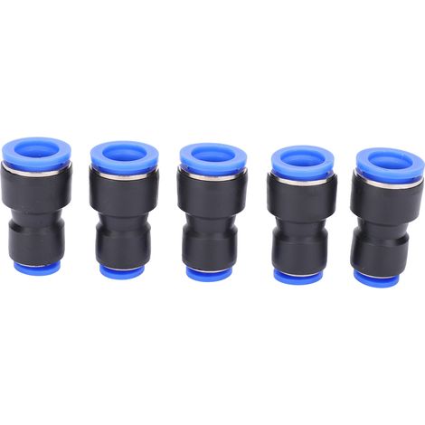 2-Wege-Pneumatikverschraubung, 50 Stück, Schnellkupplung für PU-Schlauch 10 mm, Luft-/Wasser-Steckverbinder PG16 (1/5)