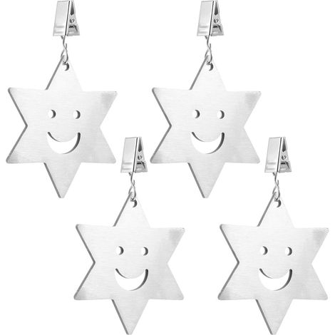 Kreative und Elegante Tischdeko aus Edelstahl 4 Stück (1/5)