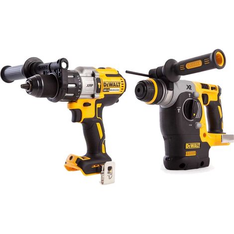 Dewalt DCK229 18V Brushless Pack DCD996 Combi Drill + DCH273 SDS Hammer Bare (1/3)