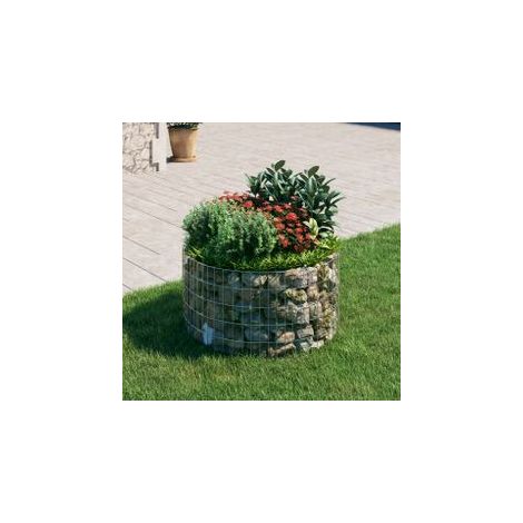 Poteau à gabion circulaire Acier galvanisé Ø100x50 (1/5)