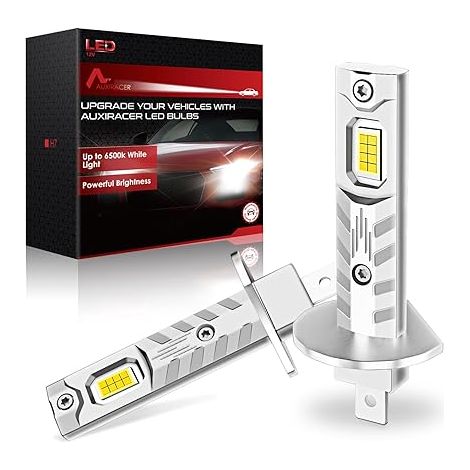 Ampoule H1 LED 6500K Blanc Froid de Phares Voiture Automobile 1:1 Mini Taille Plug and Play (1/5)