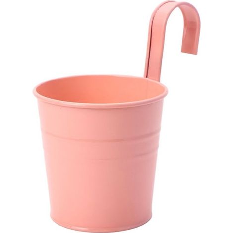Maceta，5 piezas，600 ml，10 x 10 cm，Cubo colgante de metal para flores，Jardinera colgante，Maceta colgante de hierro，Cesta colgante para suculentas (1/5)
