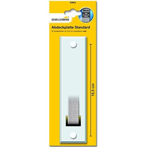 Schellenberg - Gurtwickler-Abdeckplatte Standard Maxi, 18,5 cm - 53603 (1/2)