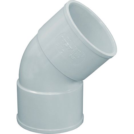 Coude 45° PVC FIRST évacuation Femelle Femelle Ø40 (1/7)