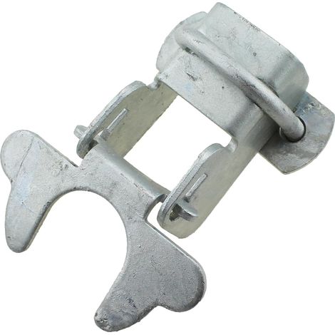 Loquet de porte papillon en acier galvanisé pour niche 4, 5 cm (1/5)