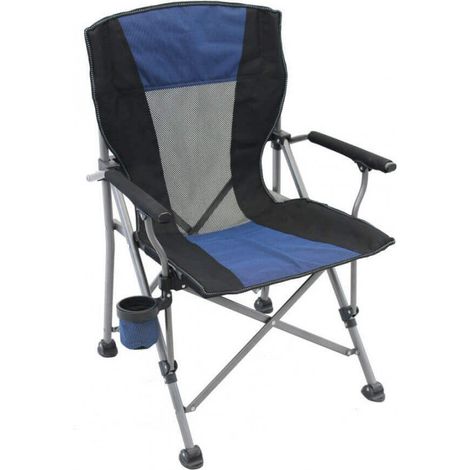 Sedia Pieghevole Nevada 52x64x88 h cm in Acciaio Blu (1/3)