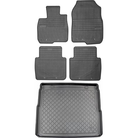 Honda CR-V SUV V a partir de octubre de 2018 SET - Alfombrillas de goma para coche + alfombrilla para maletero