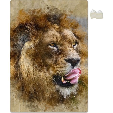 LEONE - POSTER in PVC da 3mm - Misura: 70x100 cm