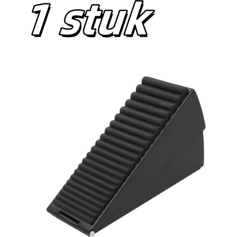 1 pièce - Butée de porte - Sans perçage - Acier inoxydable - Résistante à la rouille - Résistante à l'usure - Noir mat (1/5)