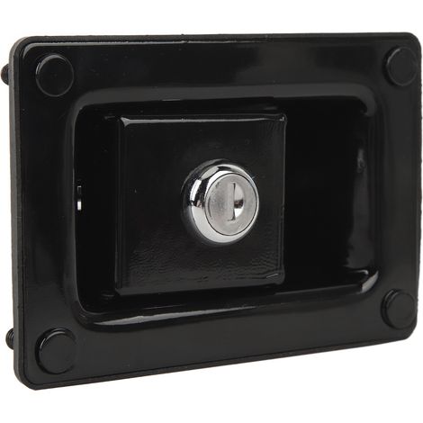 Poignée de verrouillage à palette en acier laminé à froid 120 x 80 mm pour porte d'entrée de camping-car, camion, remorque, caravane (1/5)