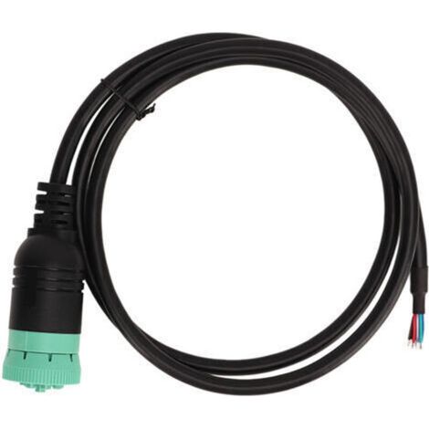 Conector de extensión hembra J1939 de 9 pines tipo 2 para cables de diagnóstico con conector abierto, herramienta automotriz.