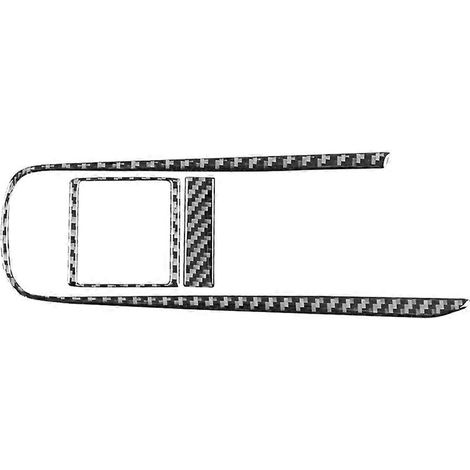 Accessoires de garniture de panneau de commande MENU/Accueil en fibre de carbone pour console centrale de RC RC300 RC350 RC200T 2015-2020 (conduite à gauche). (1/5)