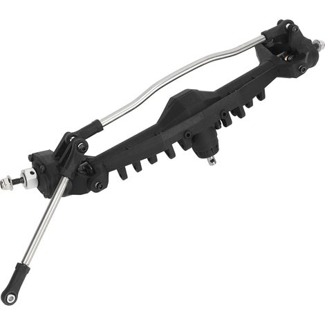 Essieu avant en nylon et acier noir pour voiture RC Crawler Axial Capra 1.9 1/10 UTB (1/5)
