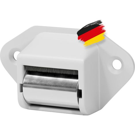 Guide de sangle pour volet roulant [1 pièce] – Roulette de guidage en acier – Passage de sangle avec joint à brosse – Pour sangle de volet roulant de 23 mm – Pour enrouleur de sangle (1/5)