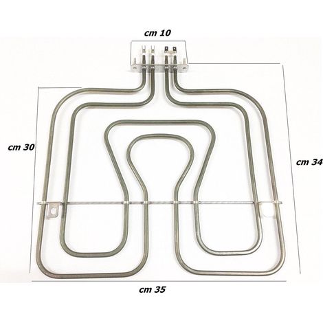 RESISTENZA SUPERIORE FORNO TIPO REX ELECTROLUX ZANUSSI  W 800 +1650 OM  RS 39 (1/2)