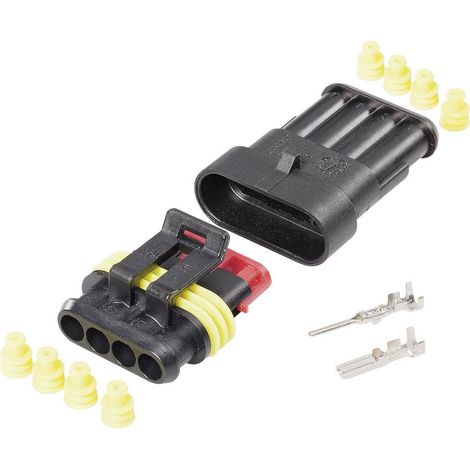 CONNECTEURS ELECTRIQUES ETANCHES SUPERSEAL à 4 BROCHES