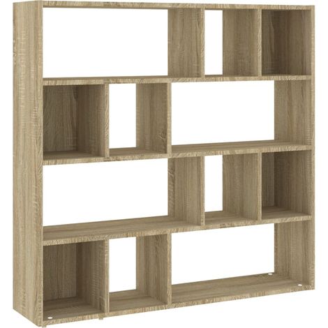 Estantería/divisor de espacios roble Sonoma 105x24x102 cm vidaXL