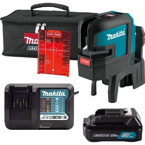 Makita SK106DZ 12v CXT 4 Point Self Leveling Cross Line Laser Level + Battery (1/5)