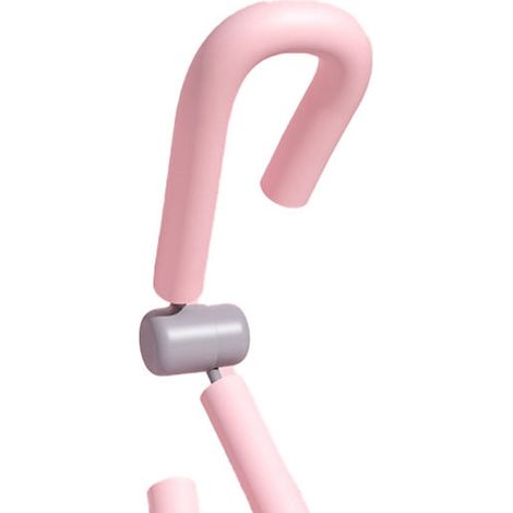 Appareil de musculation des hanches en acier NBR PP, design ergonomique, portable et élastique, pour le remodelage des cuisses, exercices de récupération post-partum, rose (1/5)