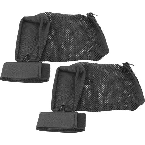 pièces Récupérateur de coquilles en laiton avec fermeture éclair au fond, sac en nylon et filet.
