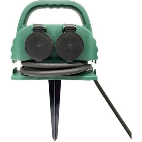 IP44 Extension Cord - 4-Hole Plug - 5m - 16A Cable Reel (1/5)