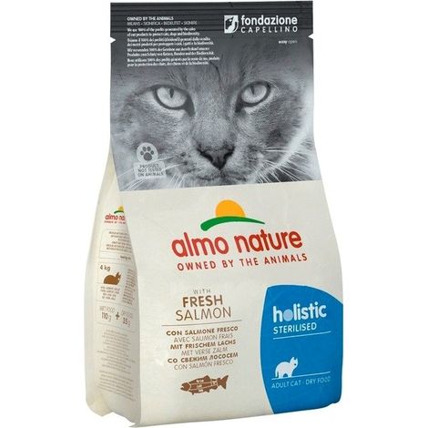 Almo Nature Stérilisé au saumon pour chats 2 kg