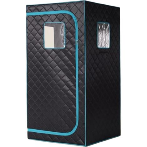 Kit de sauna portatif Sauna à vapeur domestique, machine bénéfique for la peau 4,0 L, bain amincissant, spa, santé, joint simple, cadre en acier, tente de sauna Tente de sauna personnelle pour spa à d (1/5)