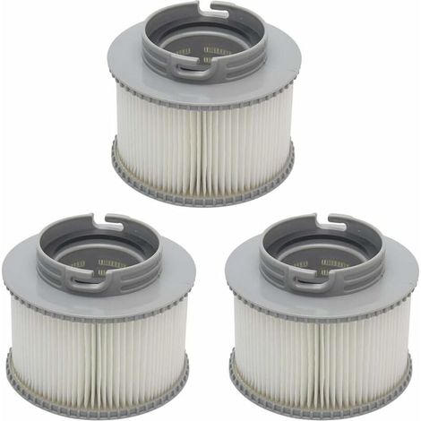 cartuchos de filtro para spa MSpaFD2089, cartuchos de filtro de repuesto para filtros de piscinas, bañeras, spas, piscinas, para agua limpia y fresca (118,5 cm) (1/5)