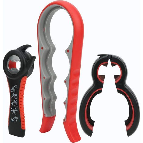 Kit Multifonction D'ouvre boîte en Acier Inoxydable (1/5)