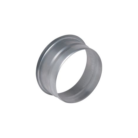 Aldes – Manchette tôle à épaulement D125 H60 11012220 – Installation facile pour faux-plafonds – Tôle galvanisée de haute qualité