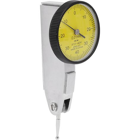 Messuhr 0 mm 40 mm 0 mm Messbereich 0,01 mm Genauigkeit Präzise gelbe Messuhr (1/5)