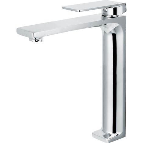 Rubinetto alto del lavabo monocomando  Modello FIYI  Canale universale  Colore grigio finitura cromo [ IMEX® ]