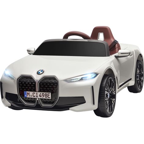HOMCOM Macchina Elettrica per Bambini 12V con Licenza BMW in PP e Metallo