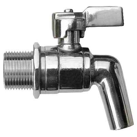 GRIFO DE BOLA DE ACERO INOXIDABLE PARA CONTENEDOR 3/4"