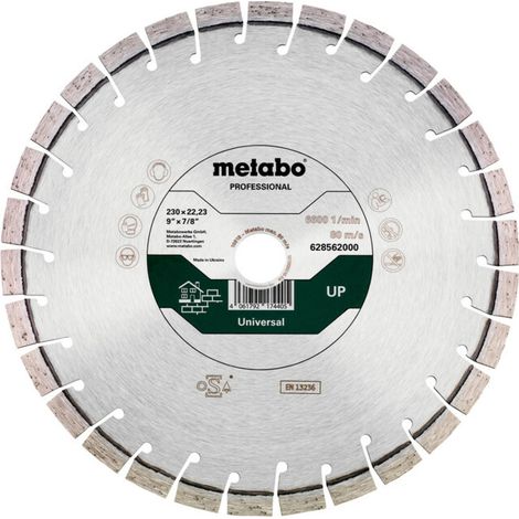 Meule de tronçonnage diamantée 230x22,23mm, « UP », Universal « professional » (628562000) (1/5)
