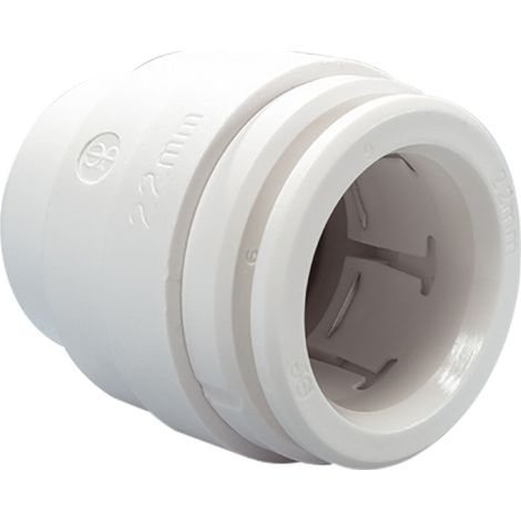 John Guest Kunststoff Endkappe PSE4616W 16mm, weiss, Kunststoff (1/2)