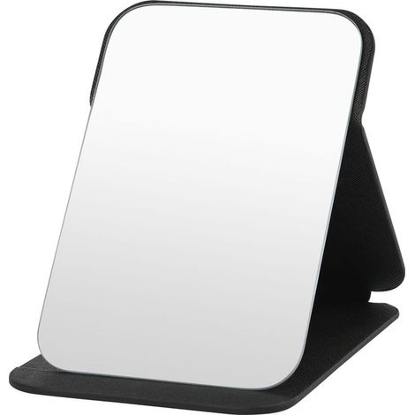 Miroir de Maquillage, Portable Table Miroir Pliable Super HD Multi Angle Pliant en Cuir PU Facile à Transporter , 16.5x11cm (1/5)