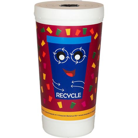 Gobelet géant de collecte des gobelets en papier et plastique (1/3)