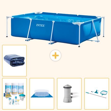 Intex Piscine Tubulaire Rectangulaire - 300x200x75 cm - 6-pièces  S20055 (1/5)