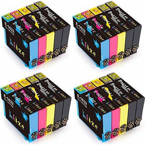 20x Tinte für Epson 16XL WF-2630 WF-2750 WF-2760 WF-2510 WF-2010 WF-2540 (1/5)