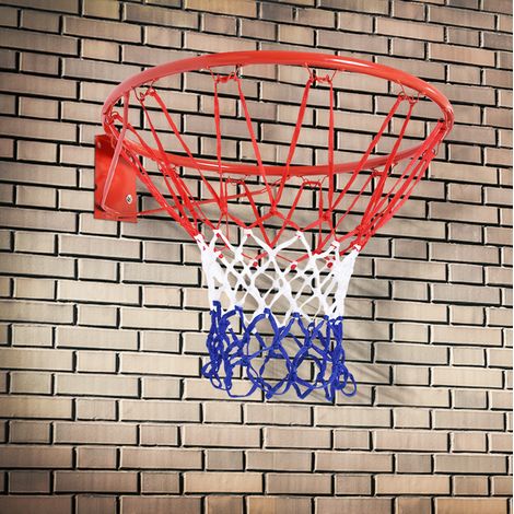 Canasta de baloncesto mural Ø46 cm en metal y nylon, roja, interior y exterior DESVIAE (1/5)