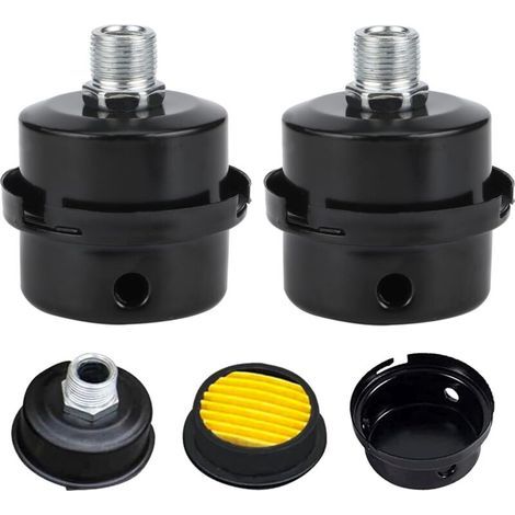 3/8" und 16 mm Kompressor-Schalldämpferfilter für Kompressor-Ersatzteile. (1/4)