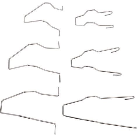 Convient pour 6 clips d'ampoule automobile en acier inoxydable, compatible avec les phares H1, H3, H4 et H7, résistant aux rayures. (1/5)