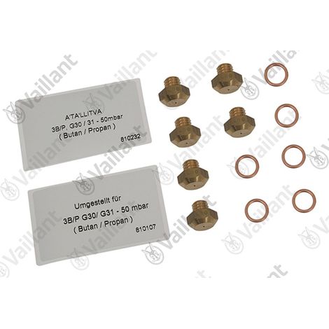VAILLANT Set sostituzione ugelli, 6 ugelli-D 0,85 VK 10-25/6-1 E-C e.a. Vaillant-Nr. , 200136